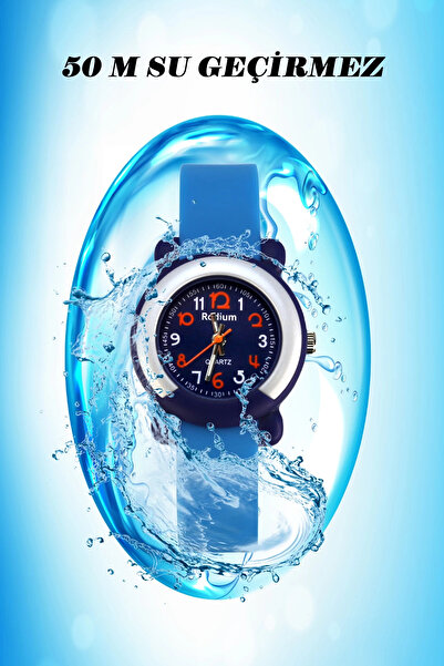 sezerekspres Children's Wristwatch Waterproof Rodium Analaog (8846) (DARK BLU...