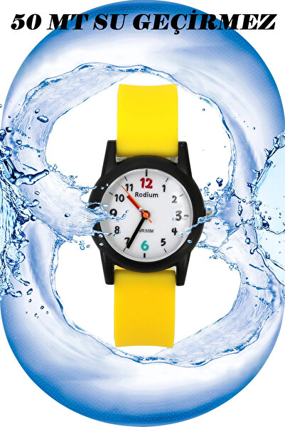 sezerekspres Children's Wristwatch Waterproof RHODIUM ANALAOG (2213) (YELLOW-...