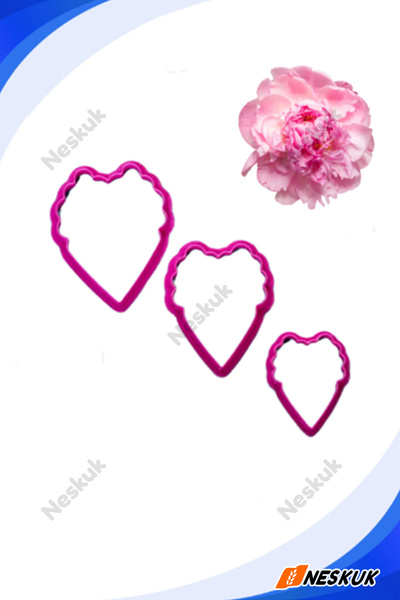 Neskuk Peony Flower Cutter Flower Cutter Cookie Mold Dough Shaper