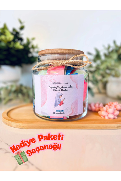 ByBastik Dua Kavanozu - Her Ruh Haline Uygun 35 Dua- Muhafazakar Hediye- Mane...