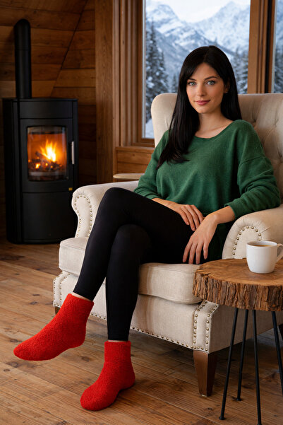 SARA DONNA Single Soft Breathable Special Texture Medium Length Socks