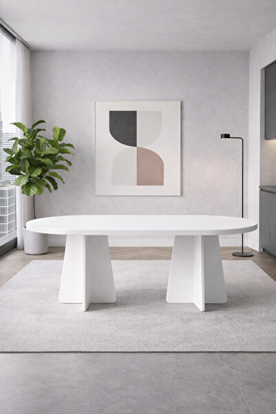 Maholandin Traverten 6 kişilik Mutfak ve Yemek masası