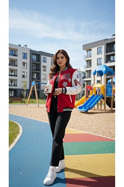 LİBREPRİVE سترة جامعية للجنسين، سترة رياضية، جاكيت بومبر