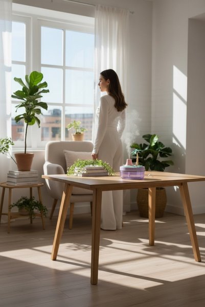 EG75 Tree Model Air Humidifier Steam Machine and Aroma Diffuser 320ml. Capacity Steam Machine Room