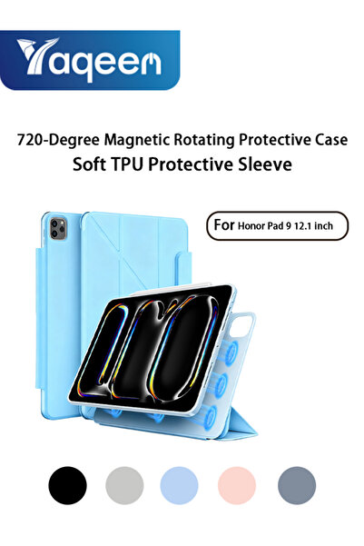 yaqeen جراب حماية مغناطيسي مريح مقاوم للصدمات لجهاز HONOR Pad 9 مقاس 12.1 بوص...