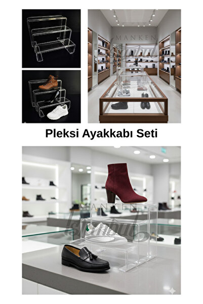 Manken İstanbul 6 komada providnog pleksiglasa, postepeni stalak za cipele, s...