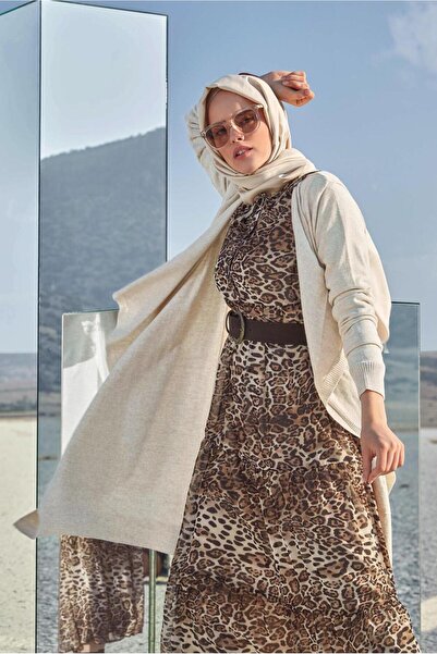 Alvina فستان بطبعة ليوبارد 40232