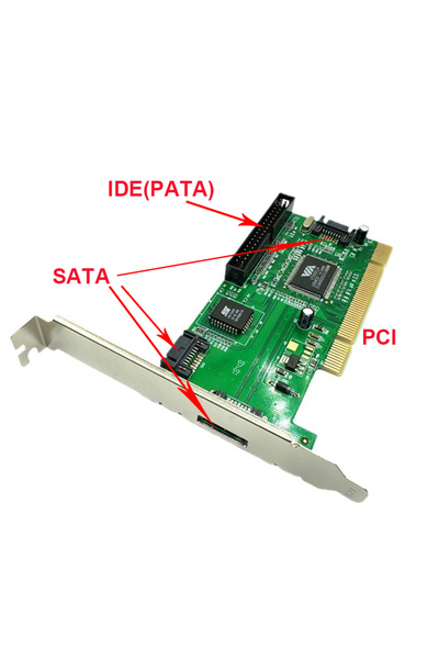 Choice Image style VIA6421 PCI to SATA PATA Hard Disk Converter Adapter PCI t...