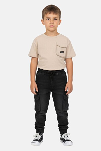 BENCH طقم ملابس أطفال للأولاد الصغار، مكون من 3 قطع، بأكمام قصيرة، وشعار العل...