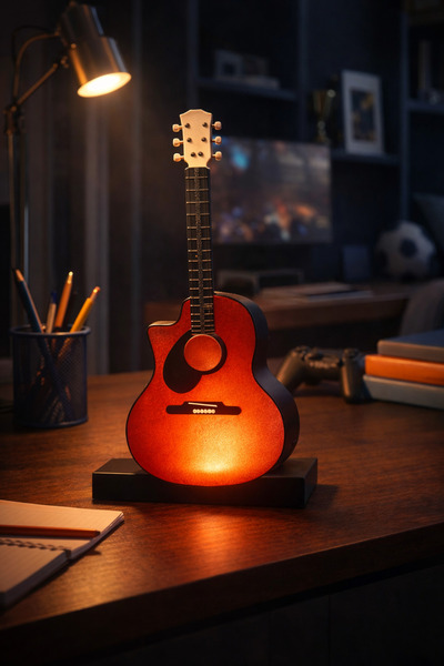 EMİR ELEKTRİK AYDINLATMA Gitar Masa Lambası