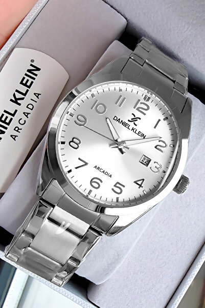 Daniel Klein Erkek Kol Saati 3 Atm Su Geçirmez Gümüş Renk Çelik Kordon Cbk460cbg