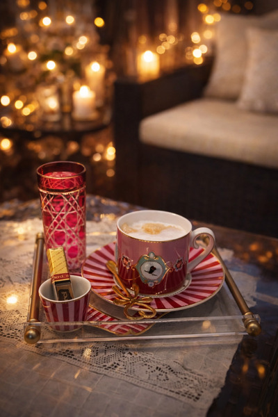 innossa pleksi dekorasyon Mat gold pirinç kaplama boru kulp tek kişilik sunum...