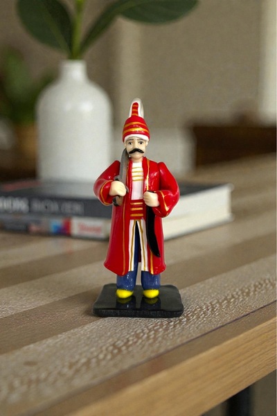 Home El Yapımı Mehter Kılıçlı Asker Biblo – Osmanlı Mehteran Figürü – Koleksi...