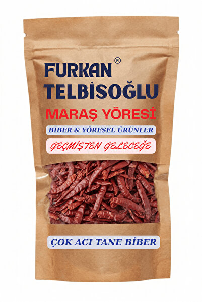 Furkan Telbisoğlu Maraş Yöresi Çok Acı Tane Biber (Katkısız,Yöresel) 50GR