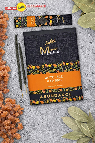 Misse Adaçayı&Mür Sree Vani Magical Manifest Sanatsal Doğal El Yapımı Premium...