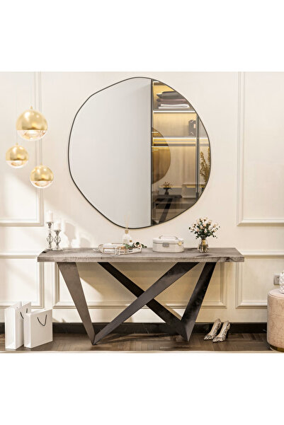 ant home arya ayna asimetrik ayna, dekoratif ayna, duvar aynası banyo aynası ...