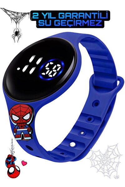 Onkatech Dijital Dokunmatik Led Ekran Su Geçirmez Figürlü Çocuk Kol Saati Bil...