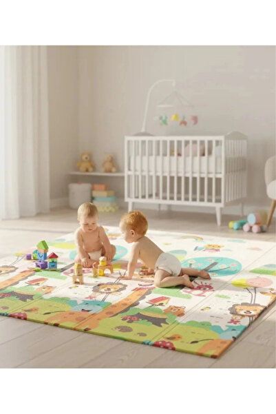 İnfant Hobby Happy Dream Premium Katlanabilir Oyun Matı Çift Taraflı Tasarım ...