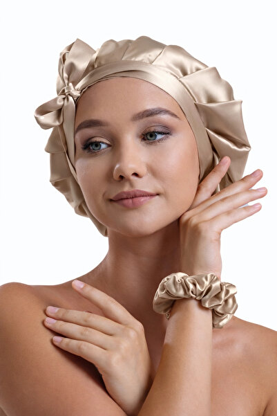 SİLKWORM LİFE 100% чиста коприна, луксозна нощница с дълги връзки