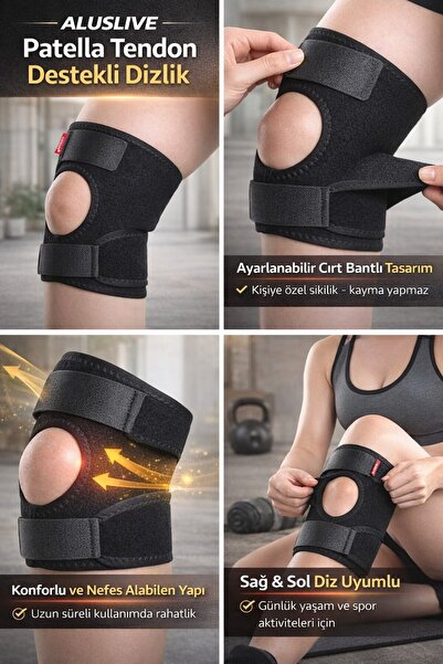 ALUSLİVE PATELLA TENDON DİZLİK STANDART BEDEN