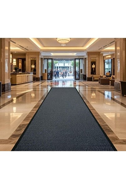 HOBBYHANE Nem Alıcı Kapı Önü Paspası , Toz Alıcı Gri Paspas En 90 cm Ölçü Seç...