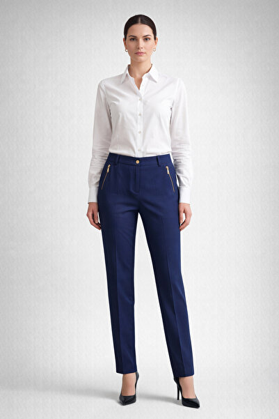 GARNİ Готові штани з блискавкою, вузькими штанинами