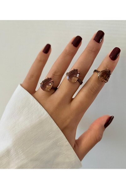 Ceso Accesories Zultanit Taşlı Bronz Yüzük