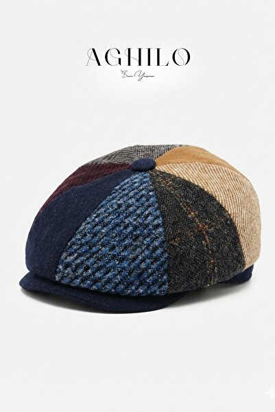 Aghilo Men's Wool Winter Beret Cap Hat – London / Peaky Blinders Style