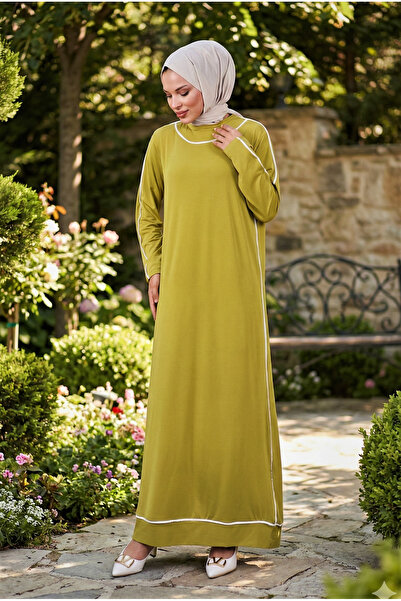 modamira Kadın Sandy Yağ Yeşil Tarz Davet Özel Tasarım Biyeli Anne Boydan Nam...