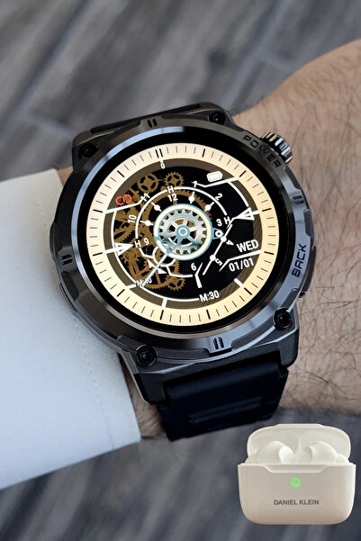 Daniel Klein Siyah Renk Silikon Kordon Ayarlanabilir Kordonlu Akıllı Kol Saat...