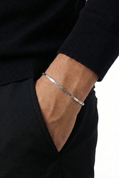 Les Tigres Gümüş Kaplan Charm Route Bileklik