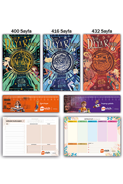 Genç Timaş Yedi Diyar Geçidi Serisi 3 Kitap Set - 5. 6. 7. 8. Sınıf - Samanth...