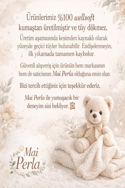 Mai Perla Peluş Welsoft Bebek Tulum