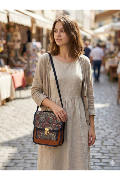 STAMBOUL Handmade Authentic Patterned Women's Shoulder and Hand Bag - Vintage...