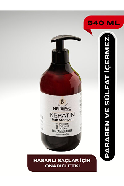 Neutrevo Professional No:2 Keratin Serisi Onarıcı Ve Güçlendirici Saç Bakım Ş...