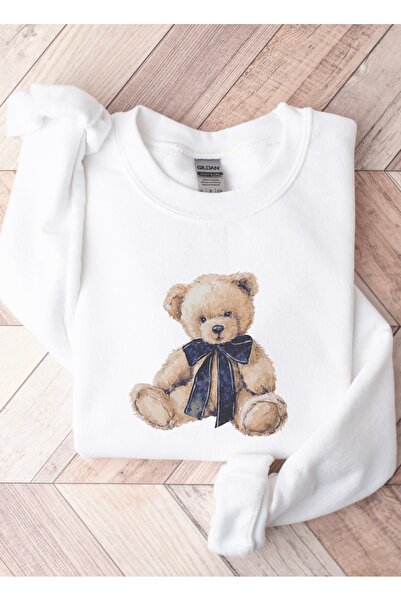 Jose Clothing سويت شيرت مطبوع بأكمام طويلة وقصة كبيرة الحجم