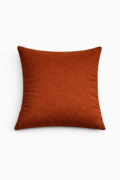 PerdeYap1980 Kadife Dokulu Kiremit Kırlent Yastık Kılıfı ( 1 Adet )