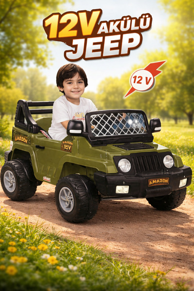 PİLSAN Champion 12 V Uzaktan Kumandalı Akülü Araba AMAZON ARABASI - Akülü - 12 V