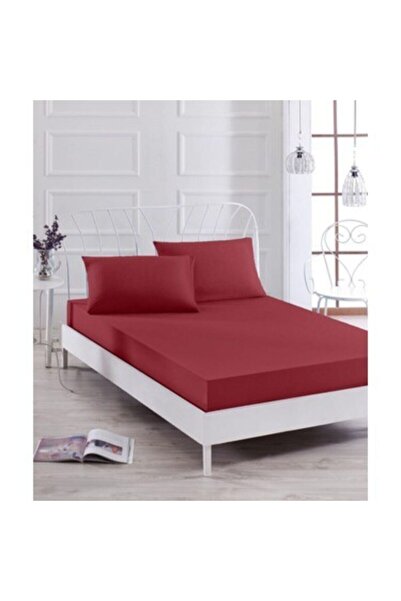 Zarif Home Двоспальне простирадло з гумкою - ранфорс