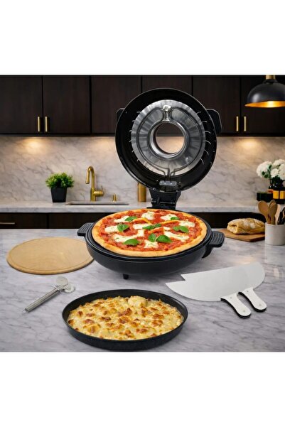 dubbo CAMLI BÜYÜK BOY PİZZAMATİK FIRIN+HEDİYELİDİR