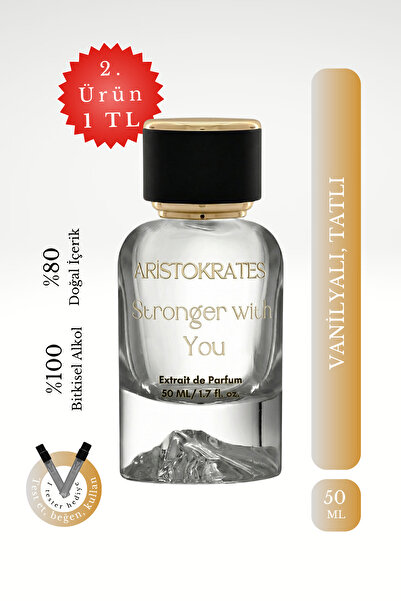 Aristokrates Stronger with You Erkek Extrait de Parfüm 50 ML |Vanilyalı, Tatl...