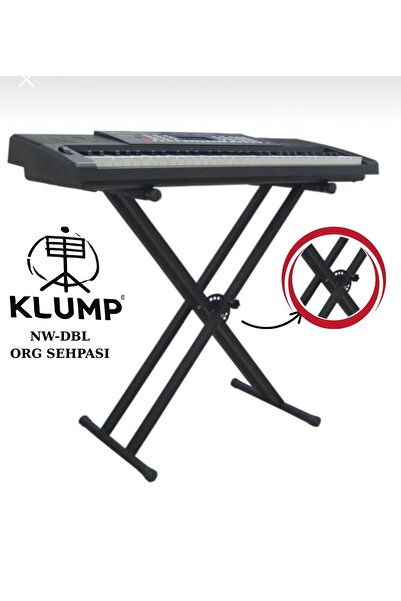 Genel Markalar Prs/nw-dbl Profesyonel Org Sehpası - Klavye Org Standı Çift Ayak