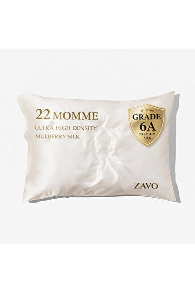 ZAVO %100 Mulberry İpek Yastık Kılıfı (2 Adet) – 22 Momme Lüks Uyku Konforu, ...