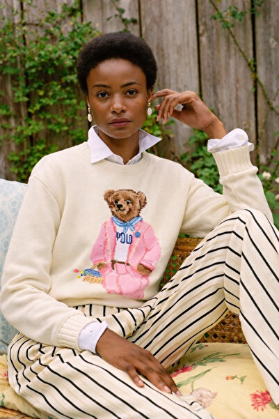 Jose Clothing سويت شيرت مطبوع بأكمام طويلة وقصة كبيرة الحجم