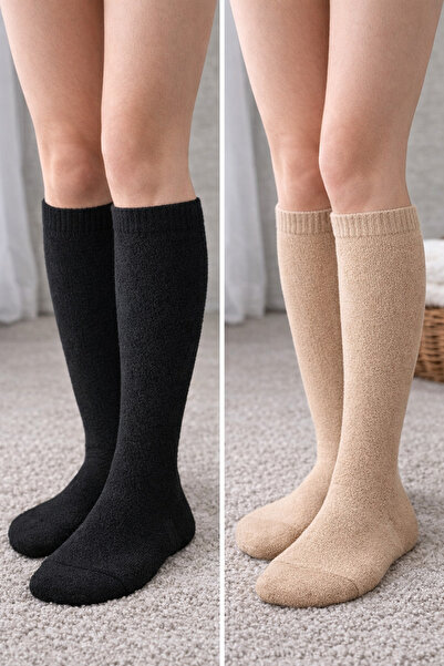 Laxdi Knee-High Thick Terry Socks 3-Pack