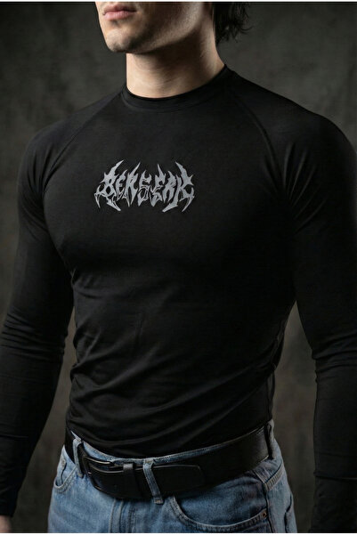 Liber Berserk - Uzun Kollu Compression T-shirt (SİYAH)