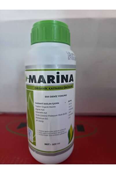 Marina Sıvı Deniz Yosunu Gübresi 500ml