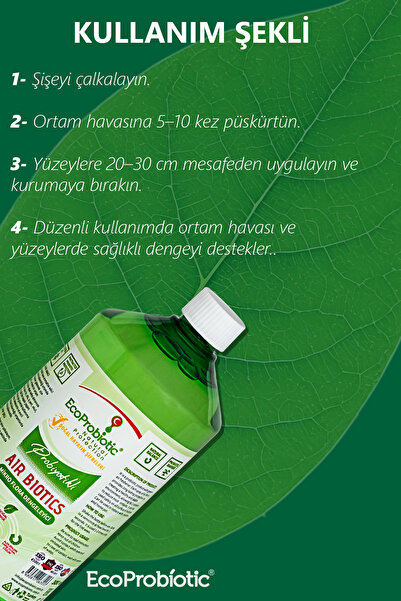 EcoProbiotic Koku Giderici 1 L | Airbiotics Probiyotikli Mikroflora Dengeleyici