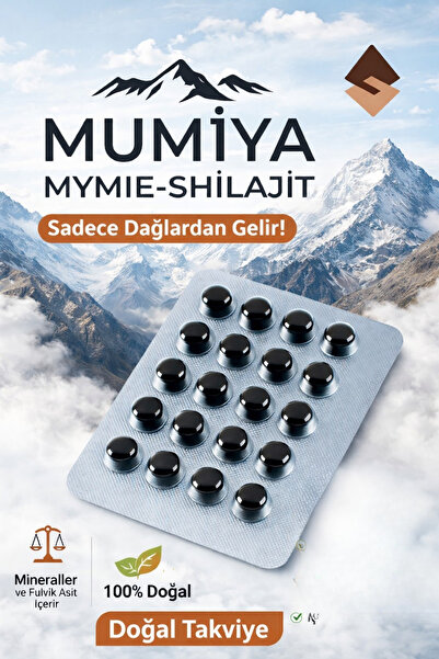 EpiRelax Altay Mumyo Saf Mumiyo 30 Tablet | Doğal İçerik | Takviye Edici Gıda