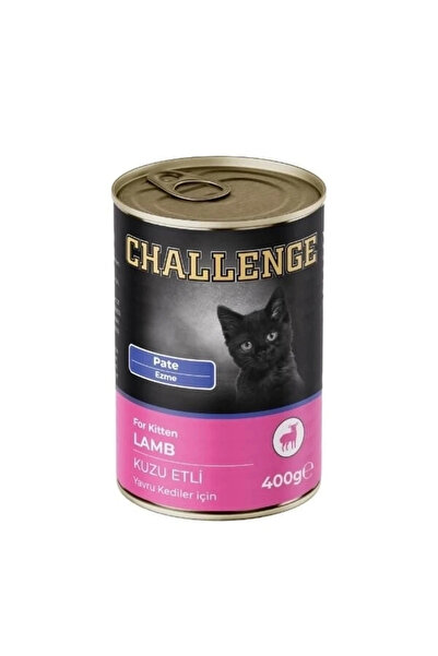 ÇOK SATAN Challenge Pate Kuzu Etli Yavru Konserve Kedi Maması 400 Gr